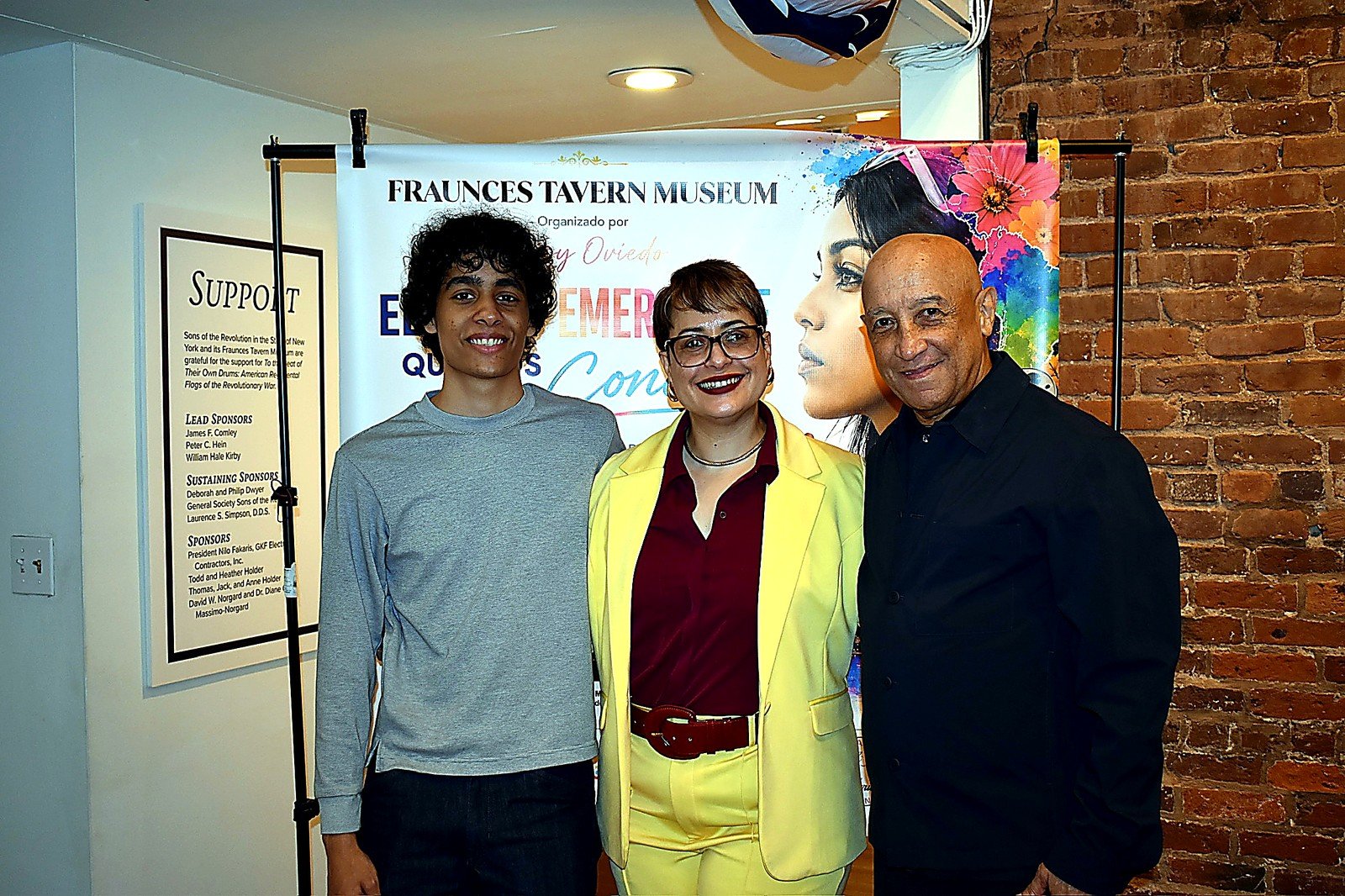 Arnaldo Rodríguez, Ingrid Arthur y Nelson Lara, Director Ejecutivo de IAEL.